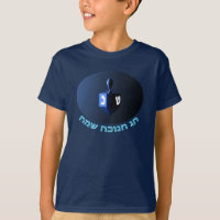 Dreidel bleu brillant