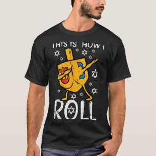 T-shirt Dreidel Dabbing Hanukkah dégueulasse drôle Chanuka