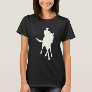T-shirt Dressage Cheval Silhouette foncé