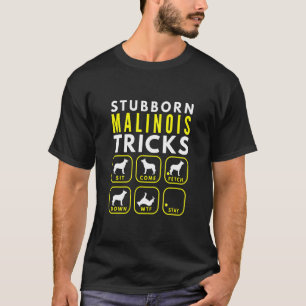 T-shirt Dressage de chien Tours Malinois Têtu