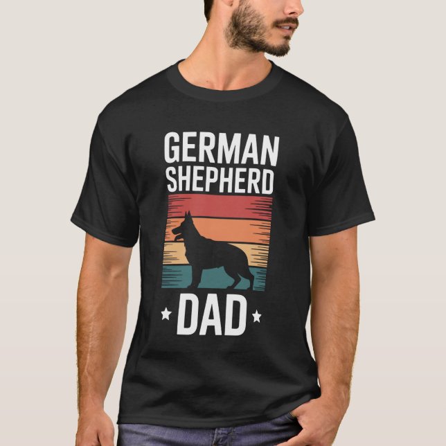 T-shirt Dresseur de chien Papa Promeneur de chien Gestionn (Devant)