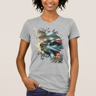 T-Shirt Drift Scene Colorburst Urban Motion Art