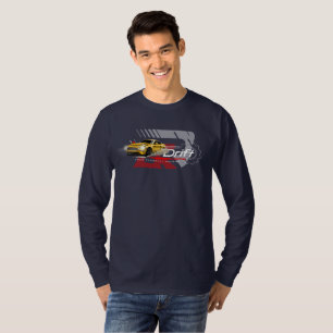 T-shirt Drifting Col à Manches Longues pour Hommes