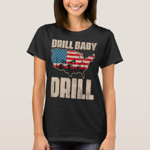 T-shirt Drill Drill Bébé Drill Huile d'huile d'ordures de