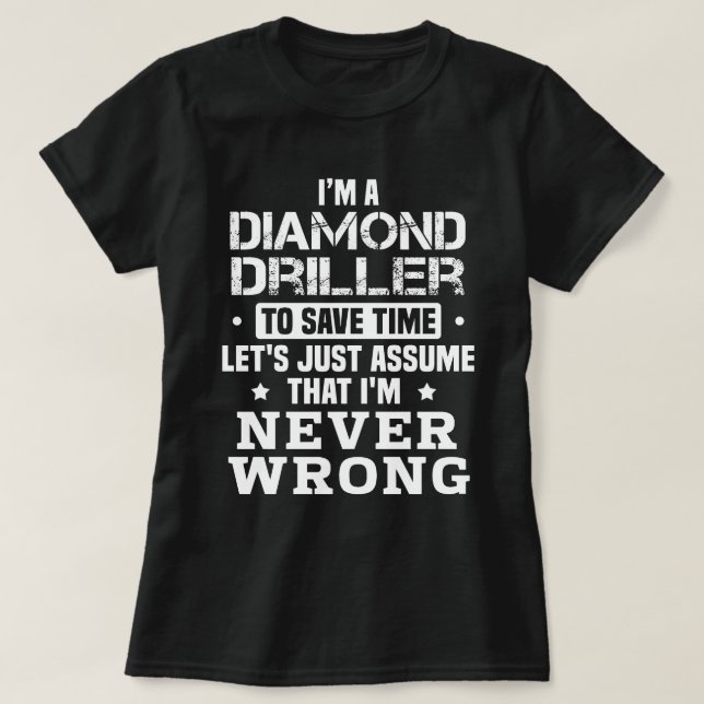 T-shirt Driller diamant (Design devant)