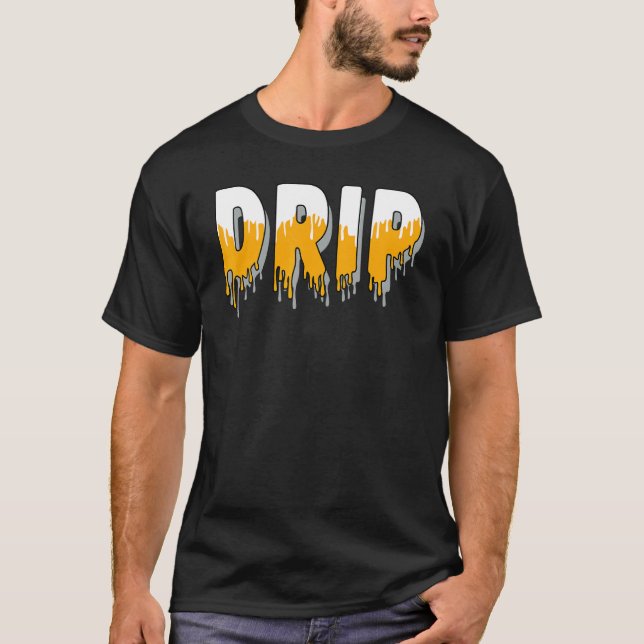T-shirt Drip Dripping OG Yellow Toe 1s Matching (Devant)