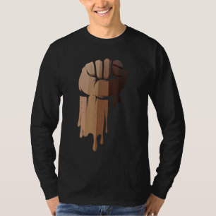 T-shirt Drippin Melanin Femmes Hommes Afrique Noir Histoir