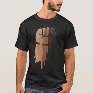 T-shirt Drippin Melanin Femmes Hommes Afrique Noir Histoir