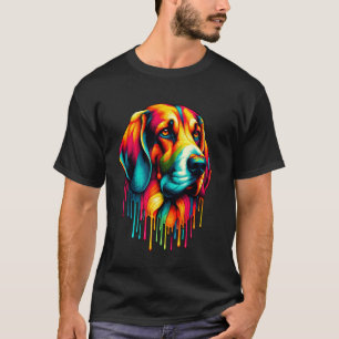 T-shirt Dripping Paint Art Chien Courant Suisse Schweizer