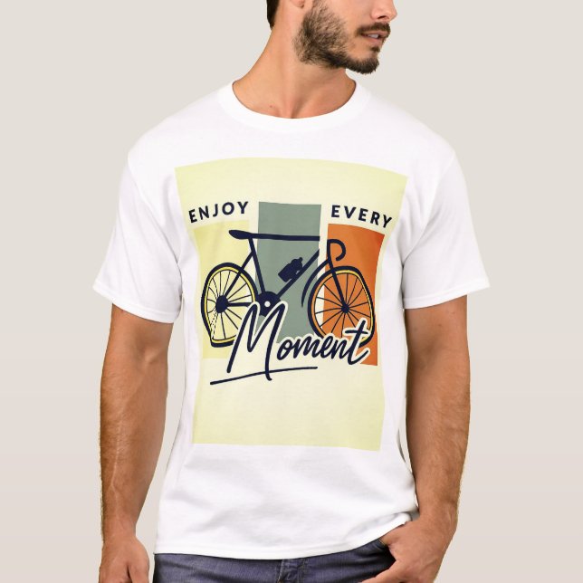 T-shirt Driven By Moments-Enjoy Every Second (Devant)