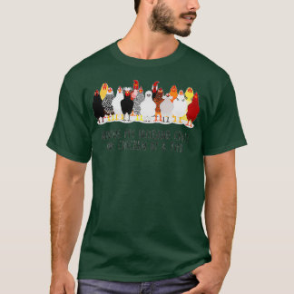 T-shirt Driving My Husband Crazy One Chicken At A Time Hus