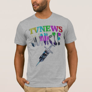 T-shirt Drogué de nouvelles de TV