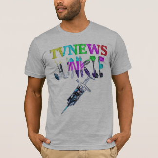 T-shirt Drogué de nouvelles de TV