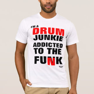 T-shirt Drogué de tambour - noir