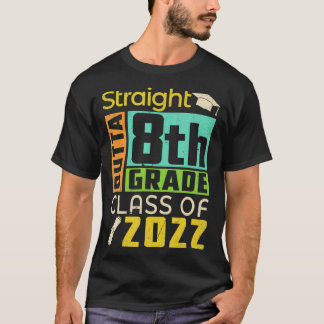 T-shirt Droit Au-Delà De 8E Classe De Diplôme De 2022