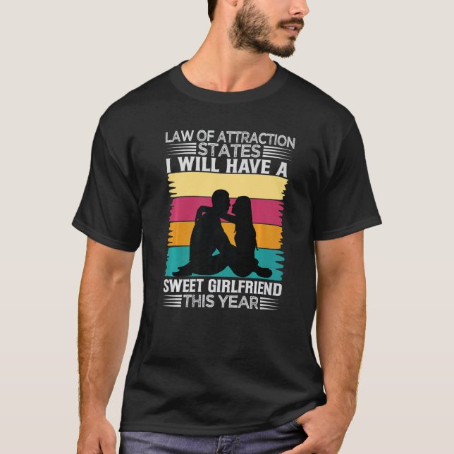 T-shirt Droit De L'Attraction États J'Ai Une Fille Douce (Devant)