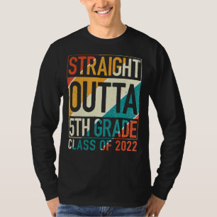 T-shirt Droit devant 5e année Grand diplôme