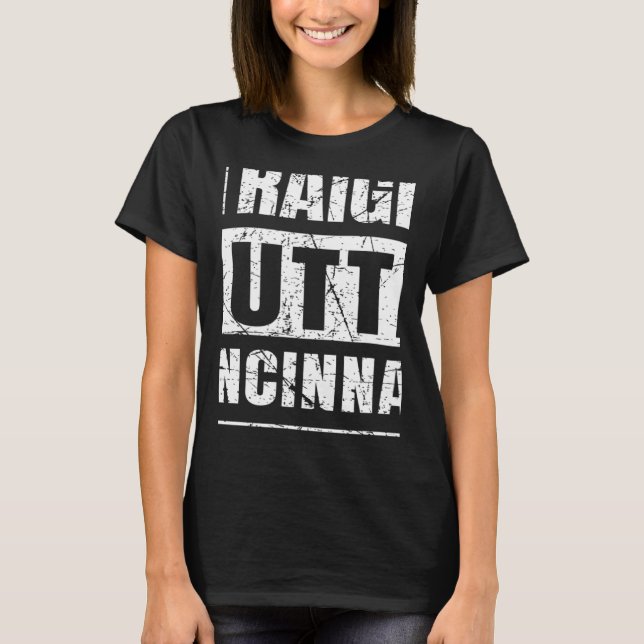 T-shirt Droit devant Cincinnati Ohio (Devant)