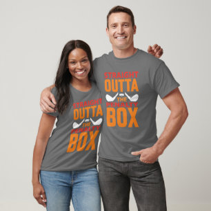 T-shirt Droit devant la boîte de pénalité Hockey
