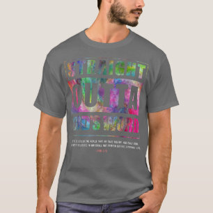 T-shirt Droit devant les dieux Parole Jean 3 16 Jésus chré