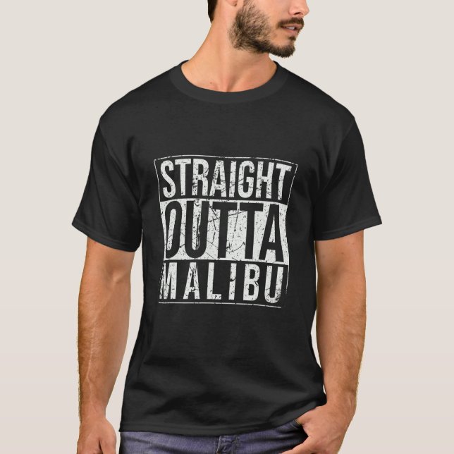 T-shirt Droit devant Malibu Vintage (Devant)