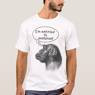 T-shirt Droit d'évolution de grande singe