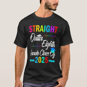T-shirt Droit En Dehors De 8E Classe De Diplôme De 2025