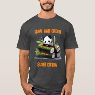 T-shirt Droit et ordre : Sushi Edition Pun