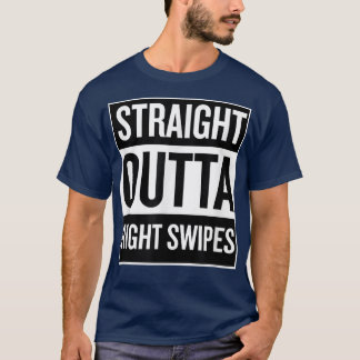 T-shirt Droit Extérieur Droite Balaie Fun Cool Ironique T 