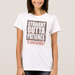 T-shirt Droit Extérieur Patience Momlife