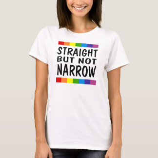 T-shirt droit mais pas étroit