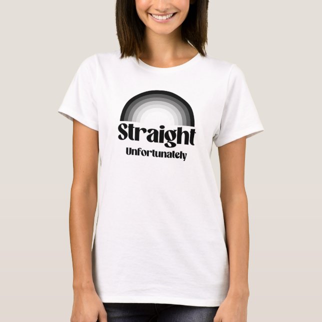T-shirt Droit malheureusement (Devant)