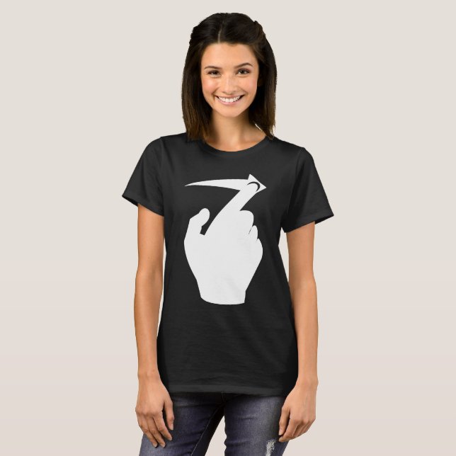 T-shirt Droite drôle de grand coup de Saint-Valentin (Devant entier)