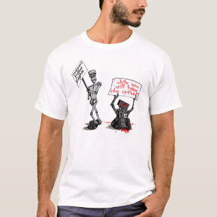 T-shirt Droites de robot