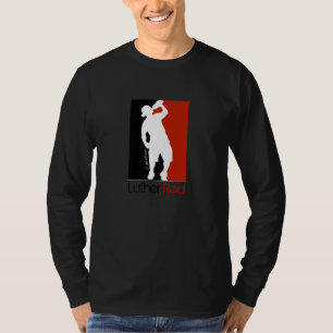 T-shirt "Droites d'eau " rouges de Luther