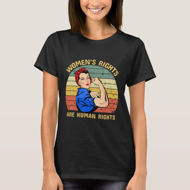 T-shirt Droits De L'Homme Féminisme Feminisme Feminisme Rb (Devant)