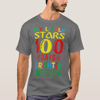T-shirt Drôle 100 Jours De Citation D'École Mes Petites Ét