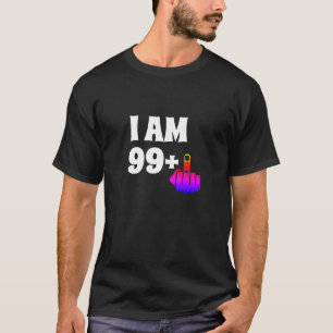 T-shirt Drôle 100e cadeau d'anniversaire, 99 Plus un
