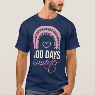 T-shirt drôle 100e jour école 100 jours plus intelligent h