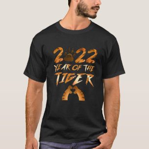 T-shirt Drôle 2022 Année Du Tigre, Bonne Année Horoscope