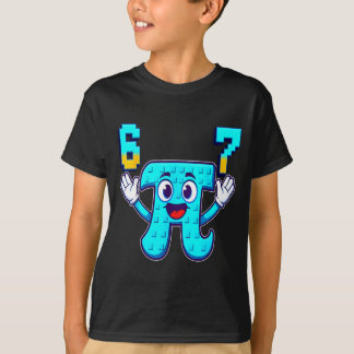 T-shirt Drôle 3.14 6 7 mème maths nerd genz pourriture cér