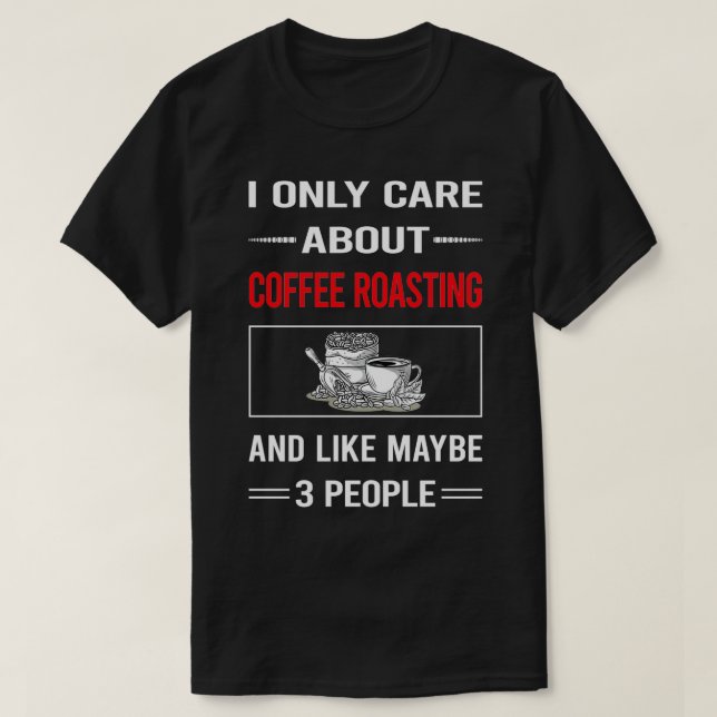 T-shirt Drôle 3 personnes Café Grillage (Design devant)