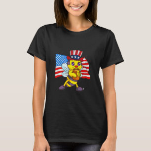 T-shirt Drôle 4 juillet 2021 Beekeeper Américain