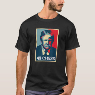 T-shirt Drôle 4D Chess Trump T Shirt