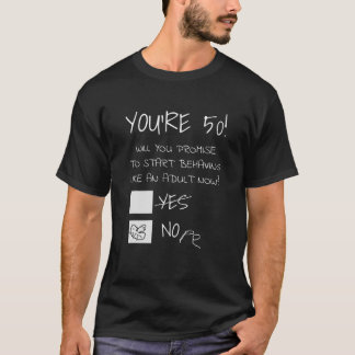 T-shirt Drôle 50E Anniversaire Gag Idée Cadeau 50 Ans Jok