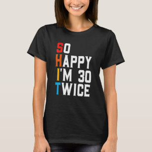 T-shirt Drôle 60 Ans Cadeau Anniversaire Sarcastique Vint
