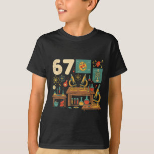 T-shirt Drôle 67 Mème Professeur de sciences étudiants Six