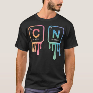 T-shirt Drôle 67 Mème Science Chimie Nerd Humour Tableau P