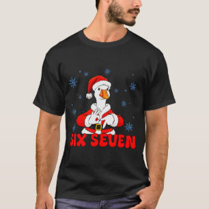 T-shirt Drôle 67 Meme Silly Goose Noël 67 Meme Xmas B