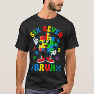 T-shirt Drôle 67 Puzzle Sensibilisation à l'autisme 6 7 Ho